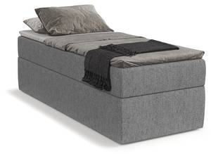 Boxspringbett Aster Grau - Breite: 100 cm - H3