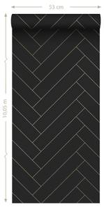 papier peint chevron 7328 Noir