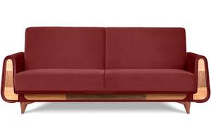 GUSTAVO Sofa 3-Sitzer Bordeaux