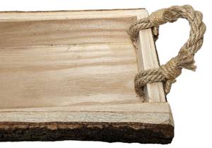 Holzkiste Lia Braun - Holz teilmassiv - 17 x 7 x 55 cm