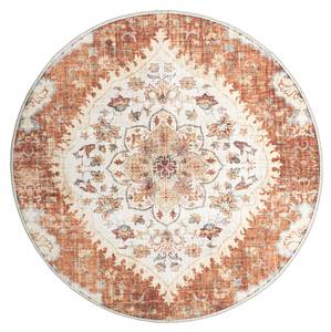 Vintage Gartenteppich R Santo Mandala Orangerot - 120 x 120 cm