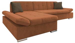 Ecksofa Malwi Orange - Ecke davorstehend links