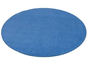 Trend Velours Teppich Joy Rund Blau - 200 x 200 cm