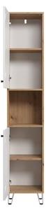 Hochschrank Touch Braun - Holz teilmassiv - 36 x 191 x 29 cm