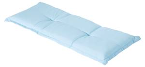 Bankauflage Panama Blau - Hochglanz Himmelblau - Tiefe: 120 cm