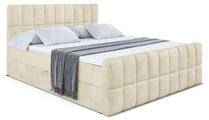 Boxspringbett MIAMI-Z Ecru - Breite: 140 cm - H3