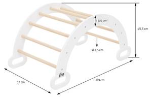 Kletterbogen aus Holz für Kinder 52 x 46 x 89 cm
