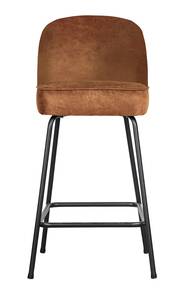 Tabouret de bar Vogue Marron - Cuir synthétique - 50 x 89 x 55 cm