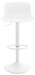 Tabouret de bar Almada Lot de 2 Blanc