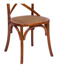 Chaise de Salle à Manger-HARMONIE Brun rouge