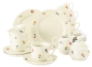 Kaffeeservice Marieluise Blüte 20-teilig Ton - Porzellan - 21 x 29 x 21 cm