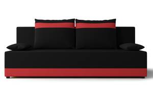 Sofa TOLEDI Schwarz - Rot