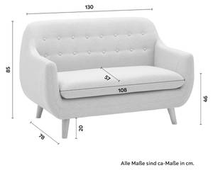 2-Sitzer-Sofa DILLY Breite: 130 cm