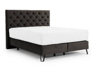 Boxspringbett BALIAN Dunkelbraun - Breite: 178 cm