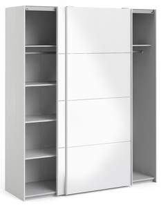 Armoire à portes coulissantes Veto B183 Blanc crème - Blanc