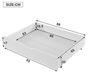 Bett Schubladen Rolly (2er Set) Breite: 65 cm