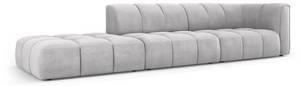 modulares Sofa SERENA 4 Sitzplätze Hellgrau