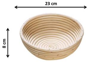 Brotform TUBEBASKET_M Braun - Rattan - 23 x 8 x 23 cm