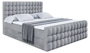 Boxspringbett VIONE-Z Grau - Breite: 200 cm - H4