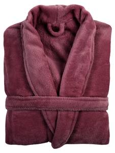 Bademantel COSY Mikroflanell Rot