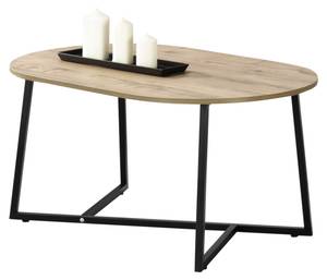 Table Basse Valdemarsvik ovale Marron - Bois manufacturé - 100 x 47 x 60 cm