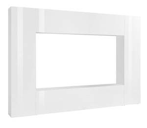 Wohnzimmermöbel Luigi Weiß - Holzwerkstoff - 30 x 180 x 260 cm