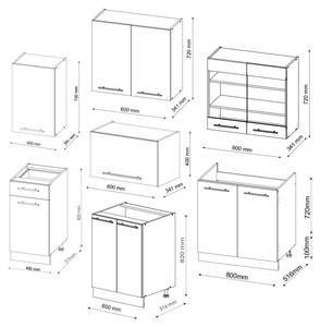 Cuisine Fame-Line 34461 Blanc