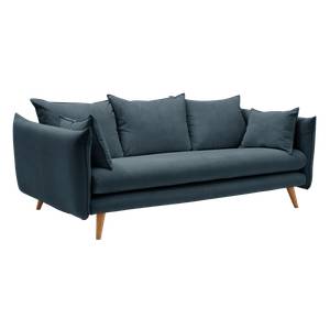 Canapé Orion Bleu foncé - Largeur : 193 cm