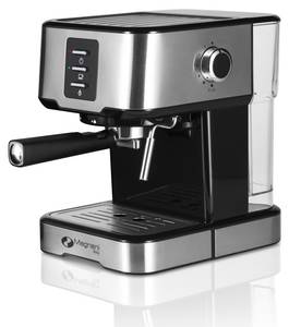 Espressomaschine 1100W Edelstahl Metall - 20 x 29 x 36 cm