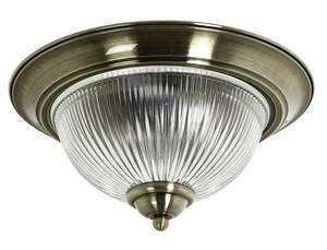 Deckenlampe BARMSTEDT Schwarz - Messing - Glas - Metall - 31 x 15 x 31 cm