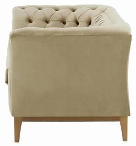 2,5-Sitzer-Sofa Chesterfield Modern Wood Beige