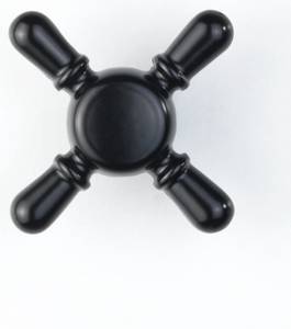 Badhaken TAP, schwarz, WENKO Schwarz - Metall - 6 x 3 x 6 cm