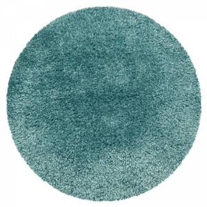 Tapis shaggy UNI A ⌀80 bleu Bleu - 80 x 80 cm