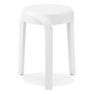 Tabouret Bas POMPA Blanc