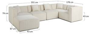 Ecksofa NOVA Beige