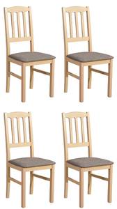 Esszimmer Set Bos 3 5-teilig Beige - Grau - Holzwerkstoff - 120 x 94 x 70 cm