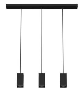 Suspension Cube Linear H10 X3 Noir