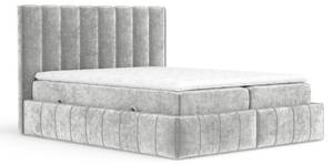 Boxspringbett Moretti Grau - Breite: 200 cm