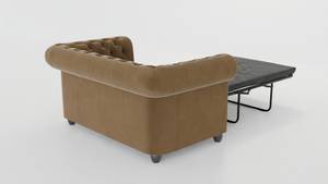 Sofa Karl, 2 sitzer, Chesterfield Beige