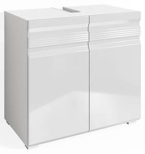 Waschtischunterschrank Freddy Weiß - Holzwerkstoff - 56 x 60 x 34 cm