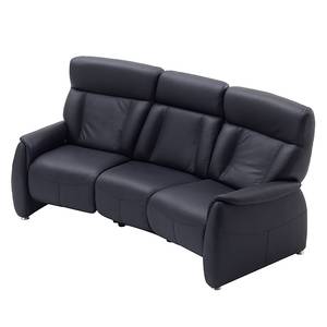 Relaxsofa Bergamo (3-Sitzer) Echtleder Schwarz