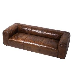 Echtleder-Sofa Cubetto (3-Sitzer) Braun