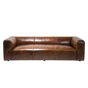 Echtleder-Sofa Cubetto (3-Sitzer) Braun