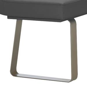 Banc d'angle Chacigo Noir / Acier inoxydable