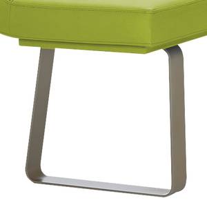 Banc d'angle Chacigo Vert / Acier inoxydable