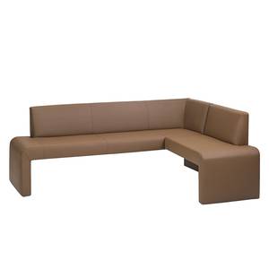 Banc d'angle Magadino Cuir synthétique / Marron