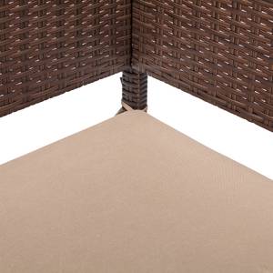 Eckbank Ravello Polyrattan - Braun