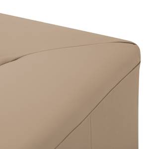 Élément d'angle Seed Cuir véritable Cuir véritable Gad : Taupe - Largeur : 133 cm - Accoudoir monté à gauche (vu de face)