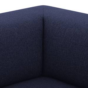 Élément d'angle Seed Tissu Tissu Milan : Bleu foncé - Largeur : 133 cm - Accoudoir monté à gauche (vu de face)