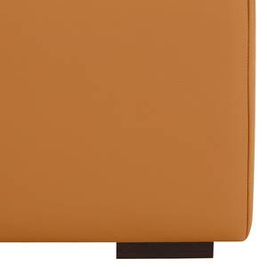 Élément d'angle Seed Cuir véritable Cuir véritable Gad : Cognac I - Largeur : 133 cm - Accoudoir monté à droite (vu de face)